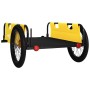 Bicycle trailer made of Oxford fabric and yellow and black iron. by , Bicycle trailers - Ref: Foro24-94197, Price: 99,67 €, D...