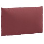 Cushions for pallet sofa 2 units in red wine melange fabric by , Cushions for chairs and sofas - Ref: Foro24-4002650, Price: ...