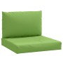 Cushions for pallet sofa 2 units green melange fabric by , Cushions for chairs and sofas - Ref: Foro24-4002646, Price: 33,20 ...