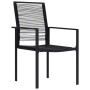 Garden chairs 2 units black PVC rattan by vidaXL, Garden chairs - Ref: Foro24-312171, Price: 91,99 €, Discount: %