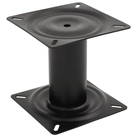 Pedestal para asiento de barco acero negro 18 cm de , Piezas para veleros - Ref: Foro24-4012135, Precio: 35,21 €, Descuento: %