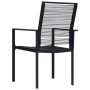 Garden chairs 2 units black PVC rattan by vidaXL, Garden chairs - Ref: Foro24-312171, Price: 91,99 €, Discount: %