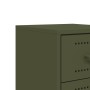 Bedside tables 2 units olive green steel 36x39x60.5 cm by , Nightstands - Ref: Foro24-846467, Price: 123,17 €, Discount: %