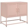 Fernsehmöbel aus rosa Stahl, 68,5x39x60,5 cm. von , TV-Möbel - Ref: Foro24-846471, Preis: 75,41 €, Rabatt: %