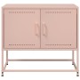 Fernsehmöbel aus rosa Stahl, 68,5x39x60,5 cm. von , TV-Möbel - Ref: Foro24-846471, Preis: 75,41 €, Rabatt: %