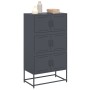 Anthracite gray steel sideboard 68.5x38.5x123.5 cm by , Sideboards - Ref: Foro24-846490, Price: 146,13 €, Discount: %