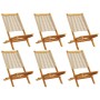 Sillas de jardín plegables 6 uds madera maciza acacia beige de , Sillas de jardín - Ref: Foro24-3214635, Precio: 323,09 €, De...