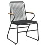 Garden chairs 2 units black PVC rattan 58x59x85.5 cm by vidaXL, Garden chairs - Ref: Foro24-312173, Price: 90,01 €, Discount: %