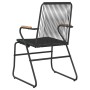 Garden chairs 2 units black PVC rattan 58x59x85.5 cm by vidaXL, Garden chairs - Ref: Foro24-312173, Price: 90,01 €, Discount: %