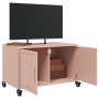 TV stand made of cold-rolled steel in pink, measuring 68x39x43.5 cm. by , TV Furniture - Ref: Foro24-846639, Price: 73,16 €, ...