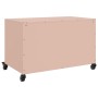 Mueble para TV acero laminado en frío rosa 68x39x43,5 cm de , Muebles TV - Ref: Foro24-846639, Precio: 73,16 €, Descuento: %