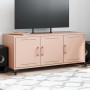 TV stand made of cold-rolled steel in pink, measuring 100.5x39x43.5 cm. by , TV Furniture - Ref: Foro24-846645, Price: 108,13...