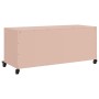 Mueble para TV acero laminado en frío rosa 100,5x39x43,5 cm de , Muebles TV - Ref: Foro24-846645, Precio: 108,13 €, Descuento: %