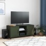 TV stand made of cold-rolled steel in olive green, measuring 100.5x39x43.5 cm. by , TV Furniture - Ref: Foro24-846666, Price:...