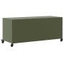 TV stand made of cold-rolled steel in olive green, measuring 100.5x39x43.5 cm. by , TV Furniture - Ref: Foro24-846666, Price:...