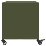 TV stand made of cold-rolled steel in olive green, measuring 68x39x43.5 cm. by , TV Furniture - Ref: Foro24-846672, Price: 72...