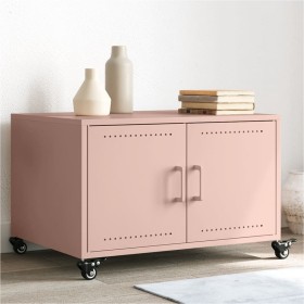 Cold-rolled steel pink coffee table 68x50x43.5 cm by , Coffee table - Ref: Foro24-846687, Price: 88,66 €, Discount: %