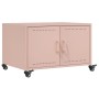 Mesa de centro acero laminado en frío rosa 68x50x43,5 cm de , Mesas de centro - Ref: Foro24-846687, Precio: 88,66 €, Descuent...