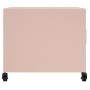 Mesa de centro acero laminado en frío rosa 68x50x43,5 cm de , Mesas de centro - Ref: Foro24-846687, Precio: 88,66 €, Descuent...