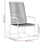 Black PVC rattan garden rocking chair 59x79.5x104 cm by vidaXL, Garden chairs - Ref: Foro24-312175, Price: 83,99 €, Discount: %