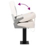 Folding boat seat with low backrest and 2 pieces of strap fastening. by , Boats - Ref: Foro24-3284292, Price: 94,68 €, Discou...