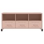 TV stand made of cold-rolled steel in pink, measuring 100.5x39x43.5 cm. by , TV Furniture - Ref: Foro24-846693, Price: 113,76...