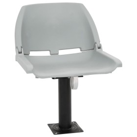 Asientos plegables de barco sin cojín gris 2 uds 48x51x41 cm de , Embarcaciones - Ref: Foro24-3284273, Precio: 87,43 €, Descu...