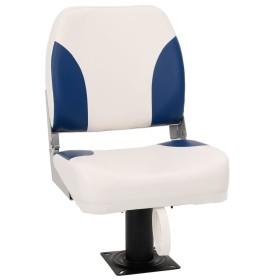 Folding boat seats 2 units blue and white 41x36x48 cm by , Boats - Ref: Foro24-3284284, Price: 89,96 €, Discount: %