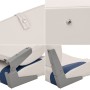 Asientos plegables de barco 2 uds azul y blanco 41x36x48 cm de , Embarcaciones - Ref: Foro24-3284284, Precio: 89,96 €, Descue...