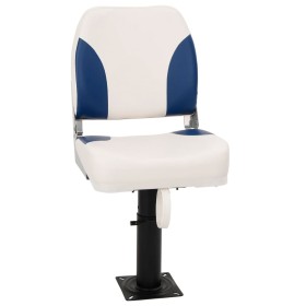 Asientos plegables de barco 2 uds azul y blanco 41x36x48 cm de , Embarcaciones - Ref: Foro24-3284286, Precio: 99,28 €, Descue...