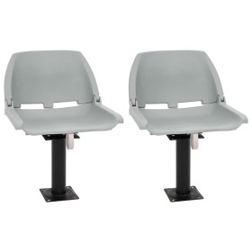 Asientos de barco 2 uds con pedestal giratorio 360° de , Embarcaciones - Ref: Foro24-3294949, Precio: 182,99 €, Descuento: %