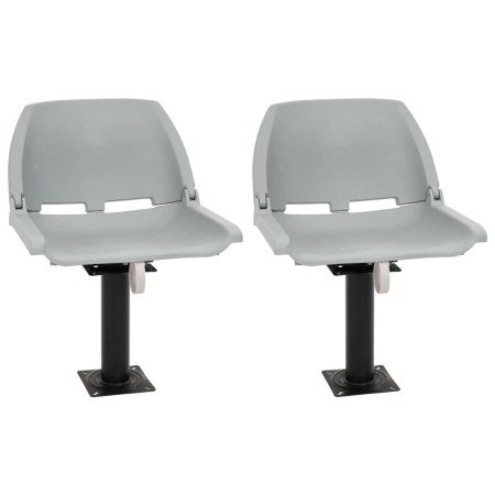 Boat seats 2 units with 360° swivel pedestal by , Boats - Ref: Foro24-3294949, Price: 185,41 €, Discount: %