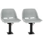 Asientos de barco 2 uds con pedestal giratorio 360° de , Embarcaciones - Ref: Foro24-3294949, Precio: 185,41 €, Descuento: %