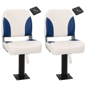 Asientos de barco 2 uds con pedestal giratorio 360° de , Embarcaciones - Ref: Foro24-3294961, Precio: 189,86 €, Descuento: %