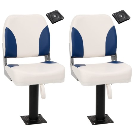 Boat seats 2 units with 360° swivel pedestal by , Boats - Ref: Foro24-3294961, Price: 189,86 €, Discount: %