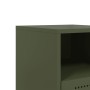 Bedside table in olive green steel, 36x39x60.5 cm by , Nightstands - Ref: Foro24-846562, Price: 59,99 €, Discount: %