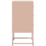 Nachttische, 2 Stück, rosa Stahl, 36x39x78 cm. von , Nachttische - Ref: Foro24-846581, Preis: 158,07 €, Rabatt: %