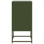 Bedside table in olive green steel, 36x39x78 cm by , Nightstands - Ref: Foro24-846574, Price: 71,50 €, Discount: %