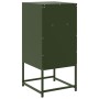 Bedside table in olive green steel, 36x39x78 cm by , Nightstands - Ref: Foro24-846574, Price: 71,50 €, Discount: %