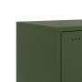 Bedside table in olive green steel, 36x39x78 cm by , Nightstands - Ref: Foro24-846574, Price: 71,50 €, Discount: %