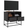 Black steel TV stand 68x39x60.5 cm by , TV Furniture - Ref: Foro24-846548, Price: 85,32 €, Discount: %