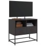 Black steel TV stand 68x39x60.5 cm by , TV Furniture - Ref: Foro24-846548, Price: 85,32 €, Discount: %