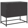 Black steel TV stand 68x39x60.5 cm by , TV Furniture - Ref: Foro24-846548, Price: 85,32 €, Discount: %