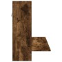 Escritorio de pared madera ingeniería roble ahumado 105x48x75cm de , Escritorios - Ref: Foro24-847972, Precio: 68,89 €, Descu...