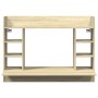 Wall-mounted oak Sonoma wood engineering desk 105x48x75 cm by , Desks - Ref: Foro24-847970, Price: 70,01 €, Discount: %