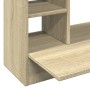 Escritorio de pared madera ingeniería roble Sonoma 105x48x75 cm de , Escritorios - Ref: Foro24-847970, Precio: 70,01 €, Descu...