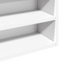 White engineered wood display case 100x15x58 cm by , Shelves and shelves - Ref: Foro24-847926, Price: 58,99 €, Discount: %