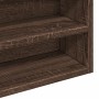 Engineered wood brown oak display case 100x15x58 cm by , Shelves and shelves - Ref: Foro24-847932, Price: 55,99 €, Discount: %