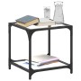 Coffee tables 2 units clear glass and steel 40x40x40 cm by , Coffee table - Ref: Foro24-845963, Price: 63,50 €, Discount: %