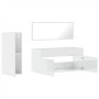 Set muebles de baño 3 piezas madera contrachapada blanco brillo de , Muebles de baño - Ref: Foro24-3308535, Precio: 114,55 €,...